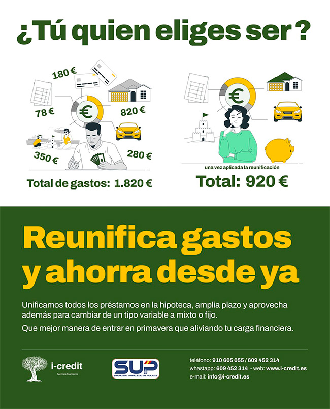Reunificando deudas pagarás menos de cuota todos los meses.