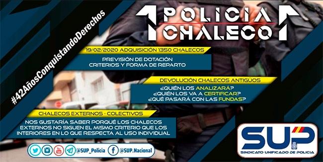 1 Policía 1 chaleco