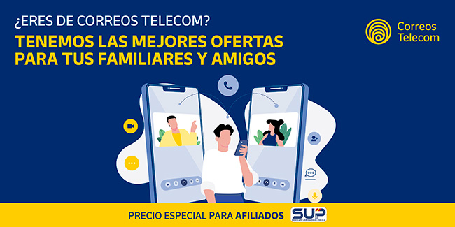 Correos Telecom. Ofertas amigos y familiares
