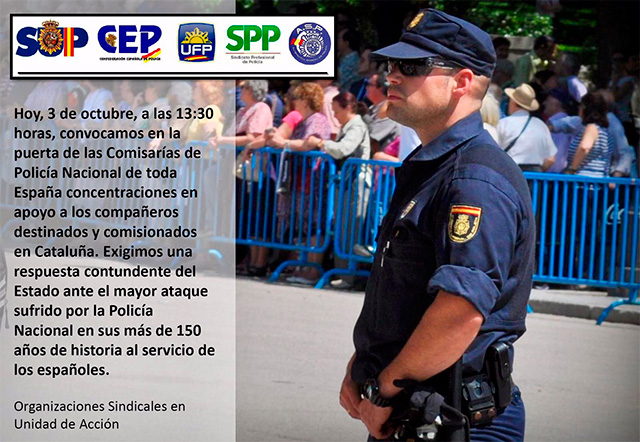 Apoyo compañeros Cataluña