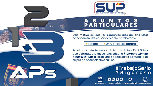 Asuntos particulares 2022