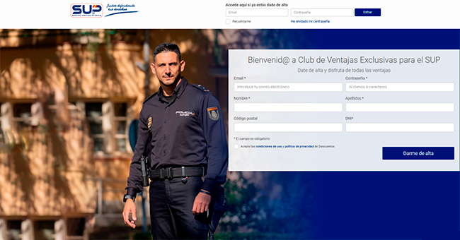 Club de ventajas del SUP