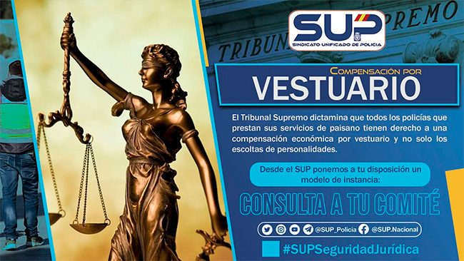 Compensación vestuario