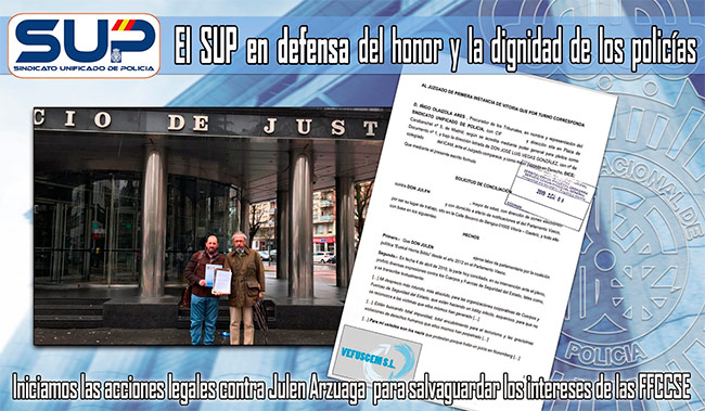 Defensa honor policías