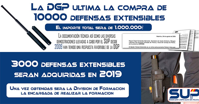Defensas extensibles