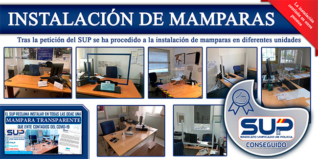 Instalación de mamparas