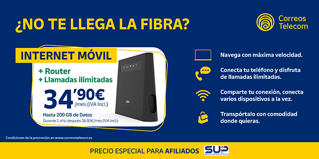 Correos Telecom. Internet móvil