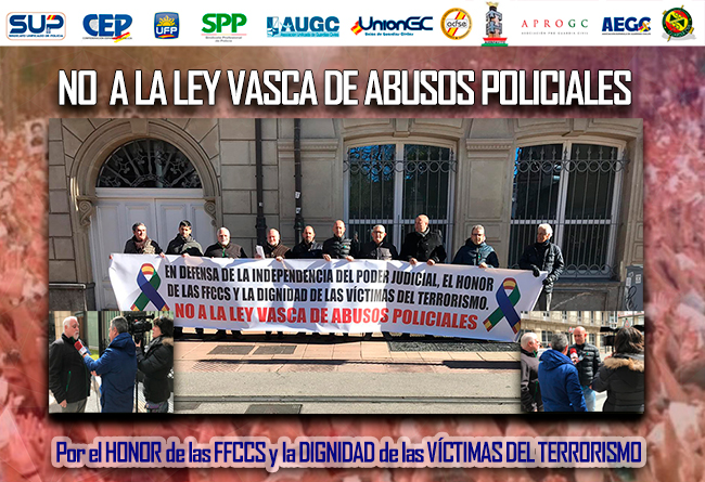 No a la Ley Vasca de abusos policiales