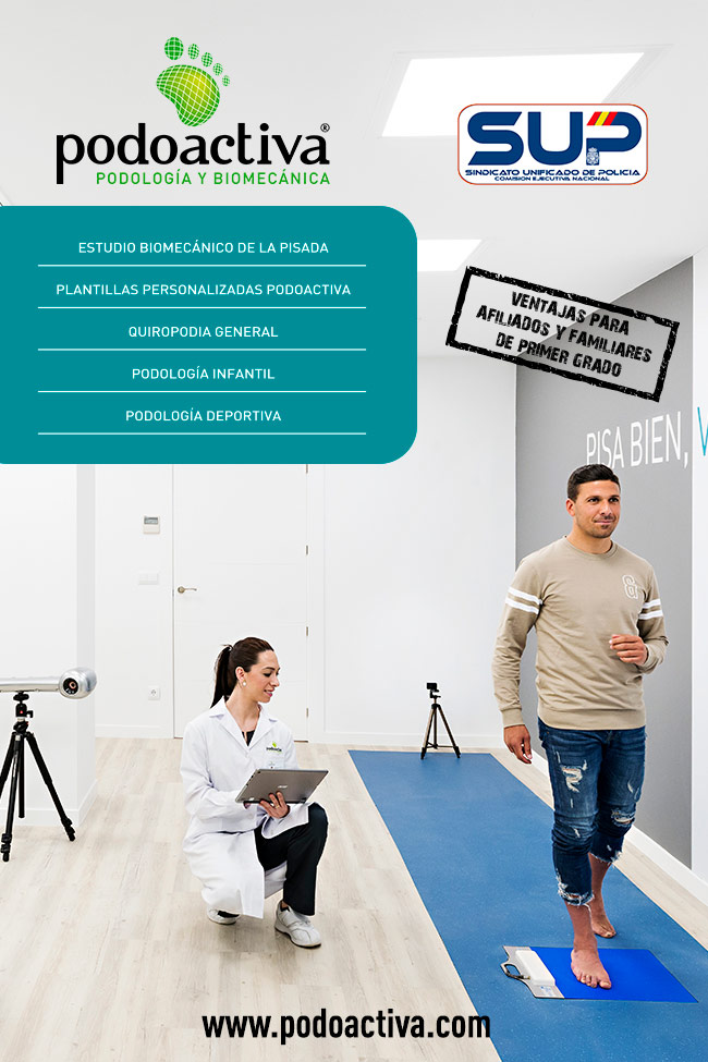 Convenio de colaboración entre Podoactiva y el Sindicato Unificado de Policía