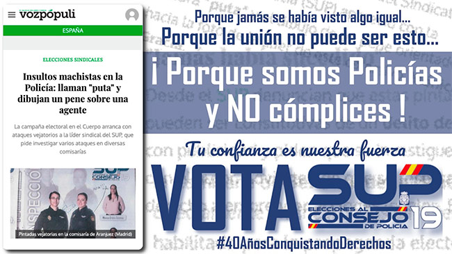 ¡Porque somos Policía y NO cómplices!