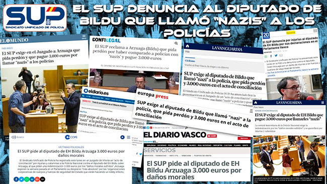 Denuncia diputado de Bildu