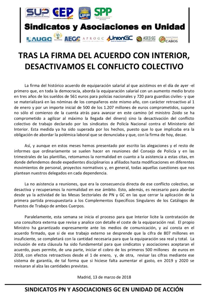 FIN CONFLICTO COLECTIVO