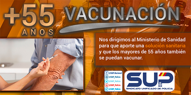 Vacunación mayores de 55