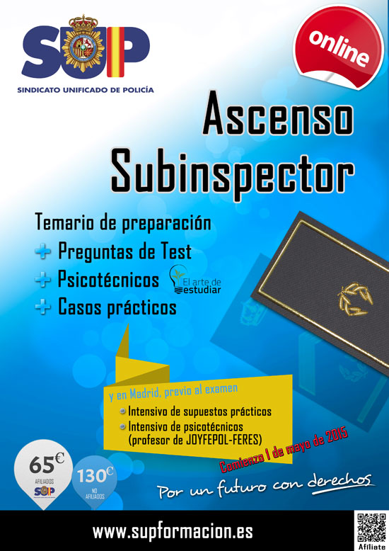 Curso asenso Subinspector